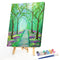 Forest Path Oil Paint By Numbers DIY Handpainted on Canvas Wall Art Picture