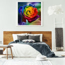 5D DIY Full Drill Diamond Painting Colorful Flower Cross Stitch Mosaic Kit