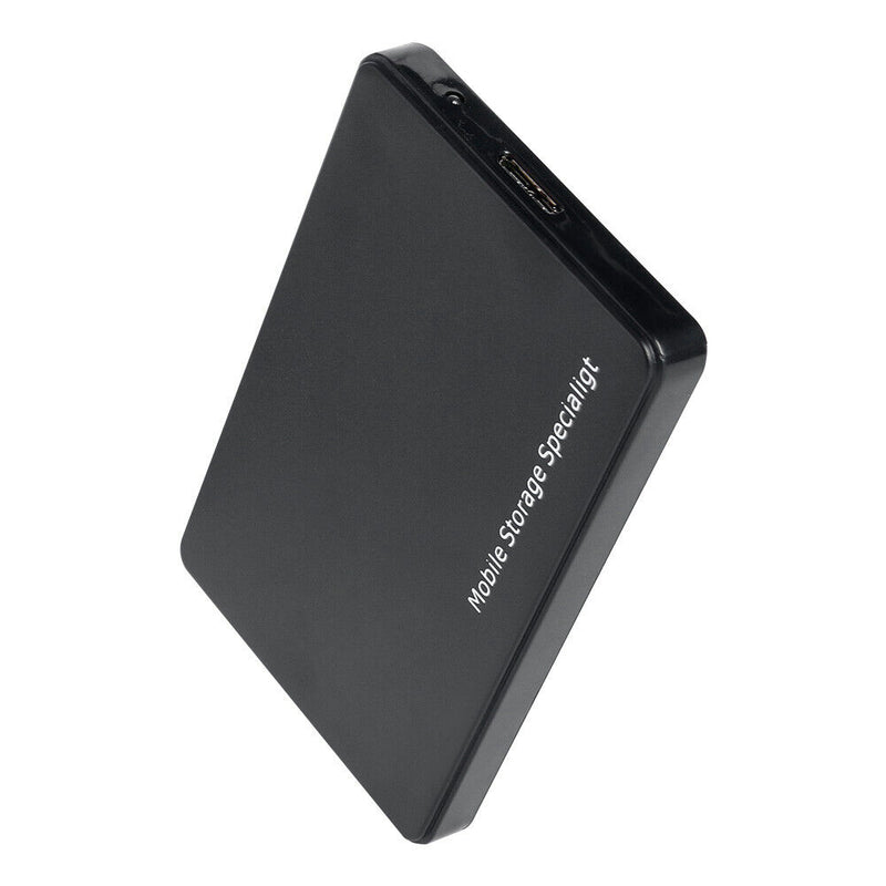 2.5 inch USB 3.0 Hard Disk Enclosure 6Gbps HDD SSD External Case (Black)
