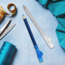 2pcs Erasable Tailor Chalk with Brush Fabric Pencil Clothes DIY Marker Pen Newly