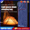 Goose Down Cold Temperature Sleeping Bag Portable Soft for Hiking Mountaine
