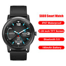 S669 Waterproof Touch Screen Heart Rate Monitor Sports Smart Watch (Black)
