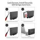 ORICO 7688C3 5Gbps 3.5 inch HDD SSD Enclosure USB 3.1 Type-C SATA Case (EU)