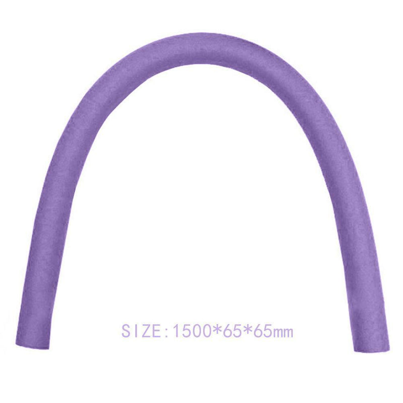 Flexible Learn Swimming Pool Noodle Water Float Floating Aid (Hollow Purple