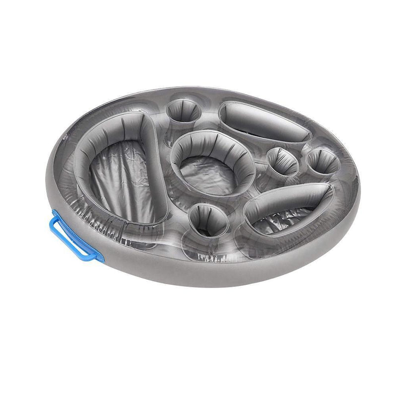 Floating Bed Inflatable Mattress Swimming Pool Beach Water Lounges (Blue)