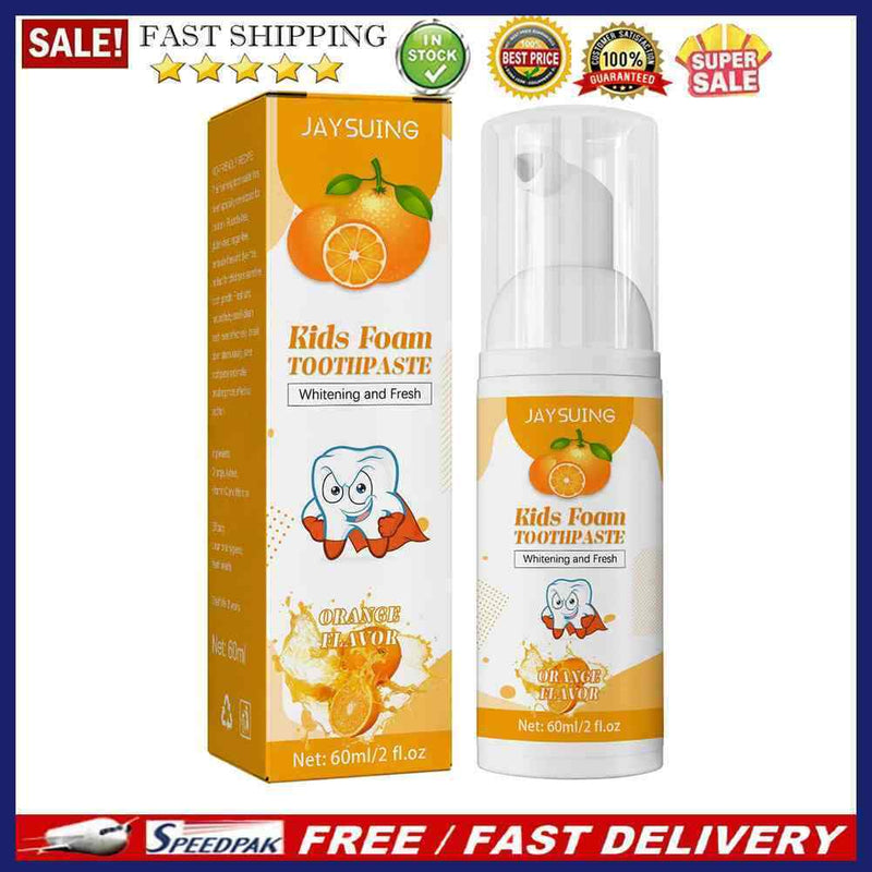 Fruit Flavor Foam Toothpaste Prevent Tooth Decay Protect Gums for Children Te
