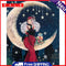 Acrylic Oil Painting By Numbers Moon Women Handmade Digital Picture Home Decor