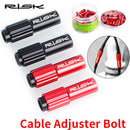 2pcs RISK Bicycle Road Mountain Bike Cable Adjuster Bolts Shift Cable Cap Scr