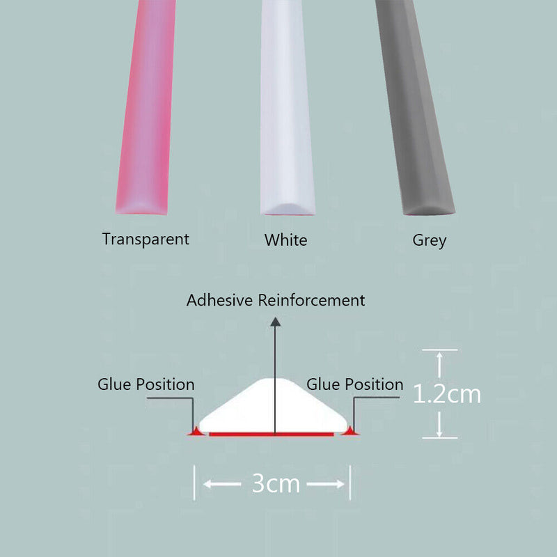 Door Water Retaining Bar Dry And Wet Separation Water Stopper Shower Barrier