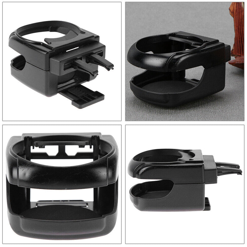 Car Truck Water Cup Holder Air Vent Beverage Drink Bottle Stand (Black) Newly