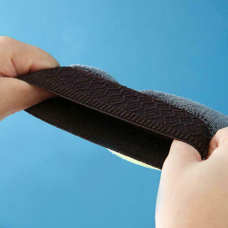 Home Cleaning Glove Coral Fleece Double Sided Car Cleaning Multifunctional B7H3
