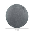 Cotton Linen Yoga Exercise Balance Ball Protective Cover (Navy Blue 65cm) Newly