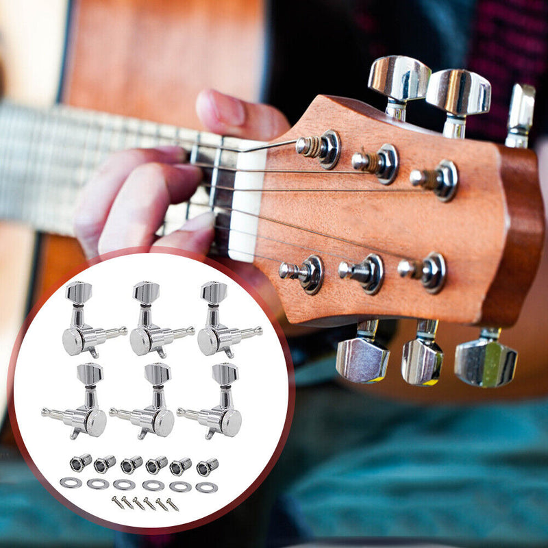 1/18 Locking Tuners for ST TL Electric Guitars String Tuning Pegs Kits Newly