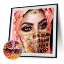 5D DIY Ethnic Beauty Diamond Painting Embroidery Rhinestones Cross Stitch