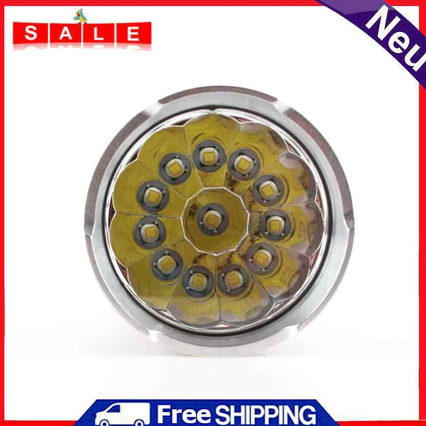 30000LM 12x CREE XM-L T6 LED Flashlight Torch 4x18650 Hunting Lamp