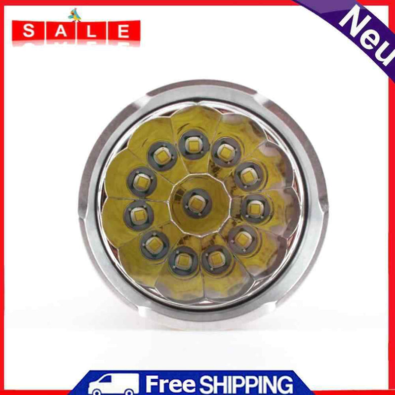 30000LM 12x CREE XM-L T6 LED Flashlight Torch 4x18650 Hunting Lamp