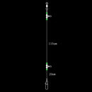 3pc 360 Degree Luminous Fishing Swivels Line Fishing Rolling Connector 110cm