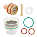TIG Argon Welding Torch Kit Glass Cup Collet Gas Lens 1.6mm Welding Nozzles