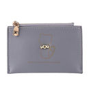 Women PU Leather Mini Credit Card ID Card Multi-slot Card Holder Fashion Wall