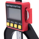 0-80mm 0.01mm Digital Depth Gauge LCD Height Gauges Calipers Tool (Red) Newly