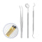 Dental Teeth Cleaning Kit Dentist Floss Plaque Remover Care Tooth Scraper Tools`