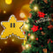 Yellow Cartoon Hanger Star Pendant Starfish Shape Ornament Xmas Tree Topper