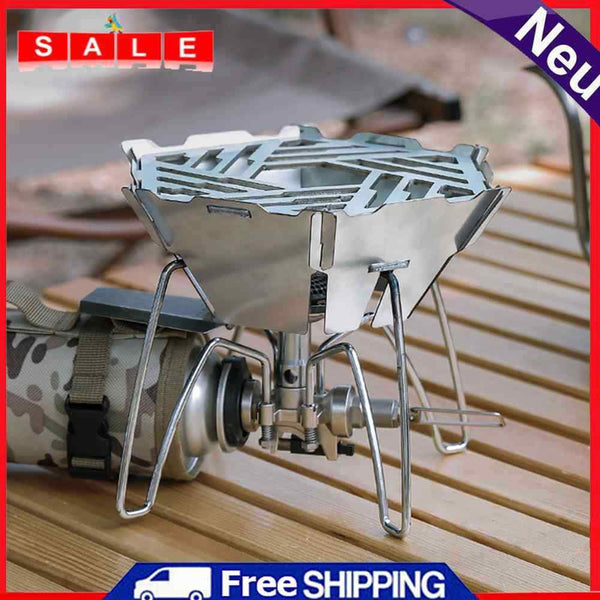 Outdoor gas windproof camping stove windscreen stainless oven windscreen