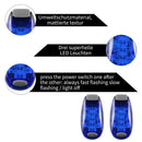 LED Safety Light Warning Flashing Light with 3 Light Modes 2 Pack (Blue)