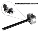 Self-Centering Steel Lathe Chuck There/Four Jaw Woodworking Chuck Connecting Rod