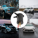 2-Port Baffled Aluminum Alloy Oil Catch Tank with Drain Valve Black Universal