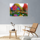 5D DIY Full Drill Diamond Painting Colorful Trees Cross Stitch Embroidery Decor