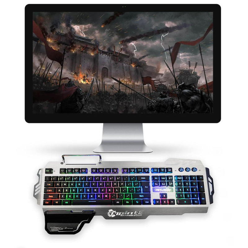 Widewing Gaming Keyboard with Phone Stand Holder PK-900 USB104 Buttons Background