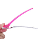 10pcs Hair Care Clips Stainless Steel Hairdressing Sectioning Clamp (Pink) Newly