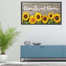 Sweet Home Oil Paint By Numbers Kits Canvas DIY Hand Painted Wall Picture