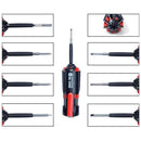 8 in 1 Screwdriver with LED Torch Flash light Multi-functional Repair Tools,`