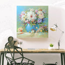 5D DIY Full Round Drill Diamond Painting Table Flowers Cross Stitch Embroid