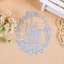 Metal DIY Wreath Castle Cutting Dies Stencils Scrapbook Card Making Craft