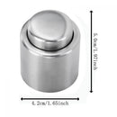 Storage Spout Vacuum Sealed Red Wine Bottle Stopper Cork Stainless Steel