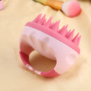 Mini Silicone Scalp Head Body Massager Comb Handheld Hair Brush for Women Pet