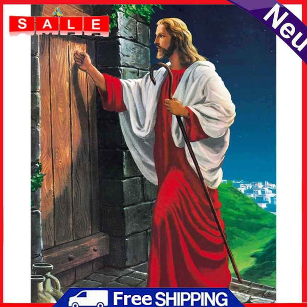 Oil Paint by Numbers Religion People Canvas Artwork Living Room Picture Decor