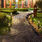 Solar LED Iron Art Lantern Light Star Moon Hanging Lamp for Garden Yard Pathway