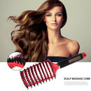 Hair Scalp Massage Comb Hairbrush Bristle Nylon Hairdressing Brush Styling To