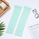Running Summer Cooling Sun Protection Arm Sleeves Lace Gloves Arm Cover
