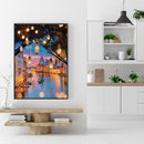 30x40cm Full Round Drill Craft DIY Town River Diamond Painting Poster Wall Decor
