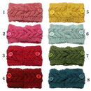 Color Soft Elastic Wide Hairband Thick Warm Knitted Headband Hair Accessories