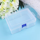 spskdian PP Empty Box Transparent Plastic Rectangular PP Box with Lid Klei