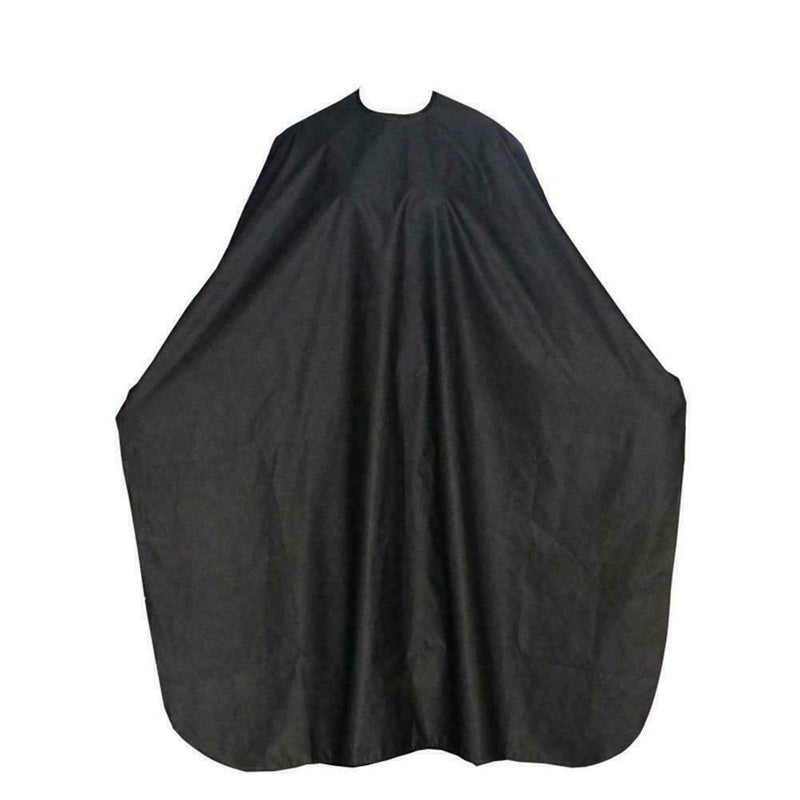 Black Barber Gowns Salon Hair Cutting Cape Hairdressing Cloth US N6H5