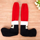 2pcs Christmas Chair Leg Chair Foot Covers Party Christmas Table Decor