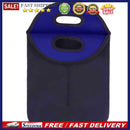 2 BottlesNeoprene Cooler Wine-bottle Bag Protective Cover (Blue+Black)