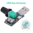 Mute Wind Speed Controller Wind Speed Regulator USB Fan Governor Switch Module